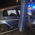 Kaune 18-metė su &bdquo;VW Golf&ldquo; rėžėsi į stulpą