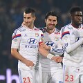 &bdquo;Lyon&ldquo; žaidėjai (i&scaron; kairės): Maximas Gonalons, Milanas Bi&scaron;evačas ir Samuelis Umtiti 