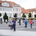 Turistai Vilniaus senamiestyje