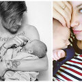 Louisas Tomlinsonas ir Briana Jungwirth su sūnumi Freddie