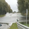 Dar penktadienį Rusnės kelias buvo sunkiai, tačiau pravažiuojamas.