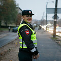 Policijos priemonė prie pėsčiųjų perėjų