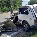Rusijos ranko sutrai&scaron;kytas civilio automobilis
