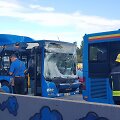 Klaipėdoje per eismo įvykį susidūrė du autobusai, nukentėjo mažiausiai penki žmonės.