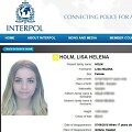 Interpolo puslapyje galbūt lietuvių nužudyta &scaron;vedė Lisa Holm iki &scaron;iol buvo įvardijama kaip ie&scaron;koma. 