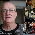 Teatro vadovas Andrij Maciak ir teatro trupė