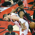 Jonas Valančiūnas ir Hassanas Whiteside'as