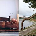 Evaldo Janso instaliacija &bdquo;Meno morfologija&ldquo; parodoje &bdquo;I&scaron; gyvenimo iliustracijų&ldquo; ir Vlado Urbanavičiaus &bdquo;Krantinės arka&ldquo;