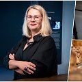 Lietuvos nacionalinio muziejaus vadovė Rūta Kačkutė ir parodos eksponatai