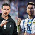 Miroslavas Klose ir Lionelis Messi