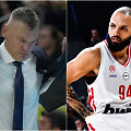 &Scaron;arūnas Jasikevičius ir Evanas Fournier