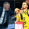 &Scaron;arūnas Jasikevičius ir Artūras Žagaras