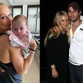 Ana Kurnikova ir Enrique Iglesias bei jų dukra Mary