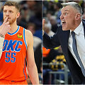 Isaiah Hartensteinas ir &Scaron;arūnas Jasikevičius