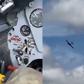 Ukrainiečių &scaron;aulys i&scaron; propelerinio lėktuvo galo numu&scaron;ė rusų droną &bdquo;Orlan&ldquo;