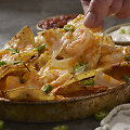 Užkepti &bdquo;nachos&ldquo; kukurūzų tra&scaron;kučiai
