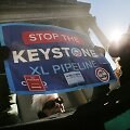 Protestas prie&scaron; naftotiekio &bdquo;Keystone XL&ldquo; tiesimą