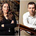 Ra&scaron;ytoja Kristina Sabaliauskaitė ir kompozitorius Gediminas Gelgotas