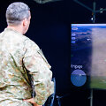 Dronų aptikimo sistemos pristatymas Juragiuose / Teodoras Biliūnas / BNS nuotr.