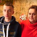 Daniilas su mama