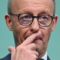 Vokietijos konservatorių lyderis Friedrichas Merzas / INA FASSBENDER / AFP