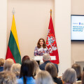 Sveikinimo žodį sako Prezidento patarėja Vaida Budzevičienė