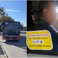 &bdquo;Kauno autobusų&ldquo; vairuotojas į vidų neįleido neįgaliojo
