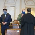 Deimanto Bugavičiaus nužudymo byloje nuteisti (i&scaron; kairės) Ričardas Baika, Hansas Erikas Ehvertas ir Arle Grabbi Lietuvos apeliaciniame teisme.