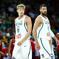 Mindaugas Kuzminskas ir Jonas Valančiūnas