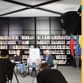 Dovilė Kuzminskaitė ir Audrius Ožalas moderuoja &bdquo;Knygų savaitės&ldquo; renginį
