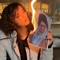 Irano moterų protestas prie&scaron; Irano valdžią
