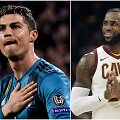 Cristiano Ronaldo ir LeBronas Jamesas