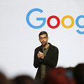 San Franciske pristatyti naujieji &bdquo;Google&ldquo; telefonai (įmonės vadovas Sundar Pichai)