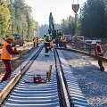 Pakloti pirmieji geležinkelio bėgiai &bdquo;Rail Baltica&ldquo; atkarpoje Marijampolė&ndash;Kazlų Rūda