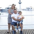 Indrės kartu su vyru Adnan ir sūneliu Aru