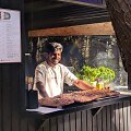 Sanket Gaba savo maisto kioskelyje