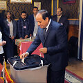 Abdel Fattahas el Sisi balsavo prezidento rinkimuose