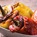 Grilyje kepta įdaryta paprika