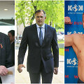 Sergejus Jovai&scaron;a, Virgilijus Alekna ir Kęstutis Smirnovas 