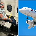 &bdquo;American Airlines&ldquo; lėktuve keleivį teko suri&scaron;ti lipnia juosta