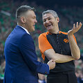 &Scaron;arūnas Jasikevičius ir garsus krep&scaron;inio teisėjas Luigi Lamonica