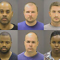 &Scaron;e&scaron;i Baltimorės policininkai, kuriems pateikti kaltinimai dėl Freddie Gray'aus mirties