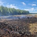 Ugniagesiai tęsia gaisro &Scaron;epetos durpyne gesinimą