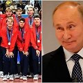 Vladimiras Putinas ir Rusijos olimpiečiai