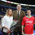 Lina Pikčiūtė, Arvydas Sabonis ir Mantas Kalnietis