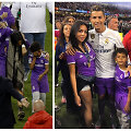 Cristiano Ronaldo su drauge Georgina Rodriguez ir sūnumi Cristiano jaunesniuoju