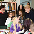 Dalia Grybauskaitė bibliotekoje Naujojoje Vilnioje