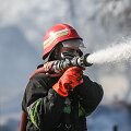 &Scaron;alčininkų rajone, Krakūnų kaime kilęs gaisras sunaikino apie 20 pastatų