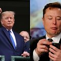 Donaldas Trumpas ir Elonas Muskas / &bdquo;Scanpix&ldquo; nuotr.