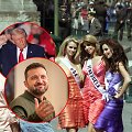 Donaldas Trumpas, Volodymyras Zelenskis ir &bdquo;Mis Ukraina&ldquo; Oleksandra Mykolajenko (de&scaron;inėje)
